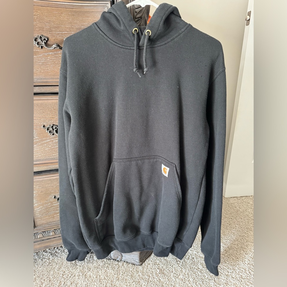 Carhartt Men's Loose Fit Midweight Logo Sleeve Graphic Sweatshirt